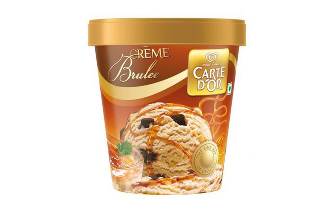 Kwality Walls Carte D'OR Cream Brulee    Cup  750 millilitre
